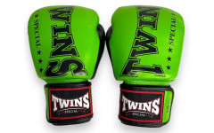 Боксерские перчатки TWINS Special BGVL3-2TA green black 16 oz
