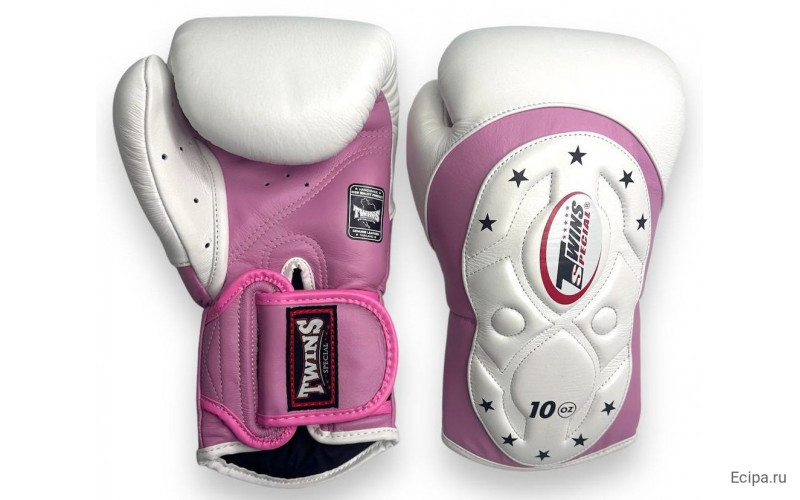Боксерские перчатки Twins Special BGVL6 MK pink white 10 oz
