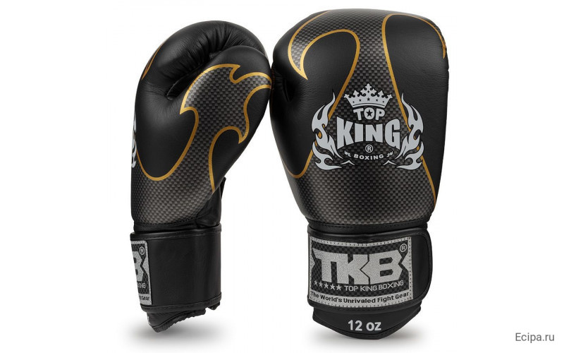 Боксерские перчатки TKB Empower Black Silver 16 oz