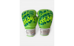 Боксёрские перчатки TKB ACTIVE MUAYTHAI green 16 oz