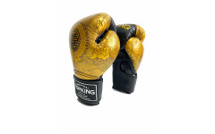 Боксерские перчатки TKB Happiness Chinese black 10 oz Боксерские перчатки TKB Happiness Chinese black 10 oz