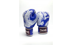 Боксерские перчатки TWINS Special FBGVL3-49 blue-white 14 oz