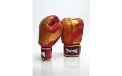 Боксерские перчатки TWINS Special FBGVL3-49 gold red 14 oz