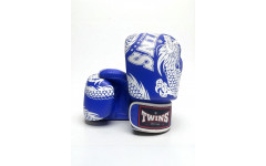 Боксерские перчатки TWINS Special FBGVL3-49 blue-white 16 oz