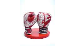 Боксерские перчатки TWINS Special FBGVL3-49 red white 10 oz Боксерские перчатки TWINS Special FBGVL3-49 red white 10 oz