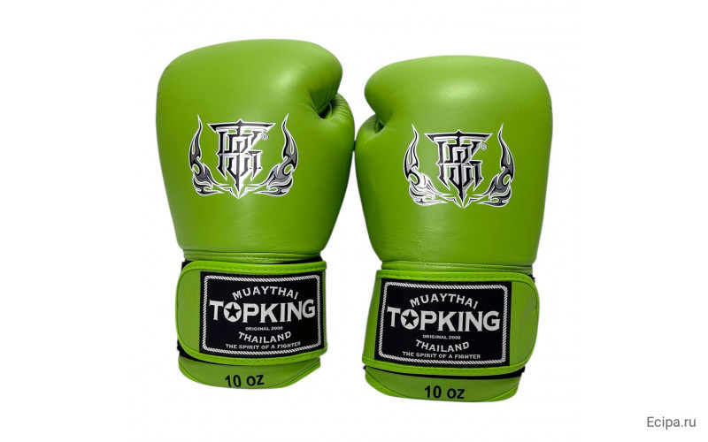Боксёрские перчатки Top King Ultimate TKBGUV green 10 oz