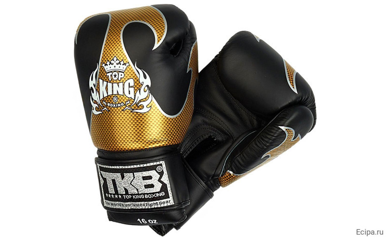 Боксерские перчатки Top King Boxing Empower Black Gold 16 oz
