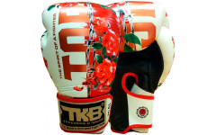 Боксерские перчатки TOP KING Gloves ROSE white 10 oz