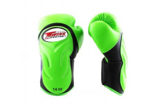 Боксерские перчатки BGVL6 black-green 14 oz