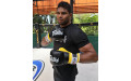 Перчатки Fairtex FGV18 black red XL