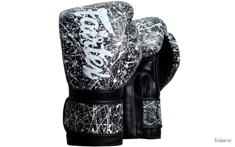 Боксерские перчатки Fairtex BGV14 Painter black 16 oz