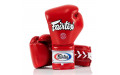 Перчатки боксерские на шнурке Fairtex BGL7 red 10 oz
