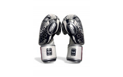 Боксерские перчатки Twins Special FBGV52 Dragon white silver 14 oz