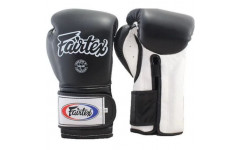 Боксерские перчатки Fairtex BGV9 black white 16 oz
