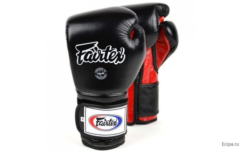 Боксерские перчатки Fairtex BGV9 black red 16 oz