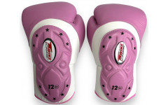 Боксерские перчатки Twins BGVL6 MK white pink 14 oz