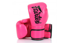 Боксерские перчатки Fairtex BGV14 pink-black 12 oz