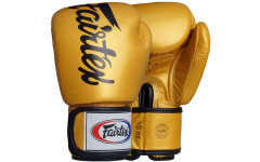 Боксерские перчатки Fairtex BGV19 gold 10 oz
