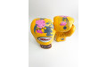 Боксерские перчатки Twins FBGVL3-13 yellow 12 oz
