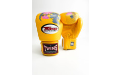 Боксерские перчатки Twins FBGVL3-13 yellow 10 oz