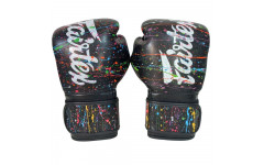 Боксерские перчатки Fairtex BGV14 Painter color black 14 oz