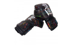 Боксерские перчатки Fairtex BGV14 Painter color black 14 oz