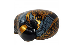Боксерские перчатки FBGVL3-52 Dragon black gold 12 oz