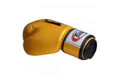 Боксерские перчатки Fairtex BGV19 gold 16 oz