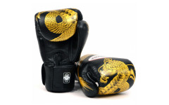 Боксерские перчатки Twins FBGVL3-23 black gold 10 oz