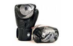Боксерские перчатки Twins FBGVL3-23 black silver 12 oz