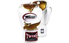 Боксерские перчатки Twins FBGVL3-23 white gold 12 oz