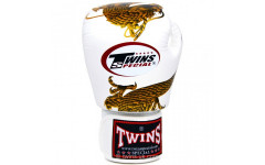 Боксерские перчатки Twins FBGVL3-23 white gold 16 oz