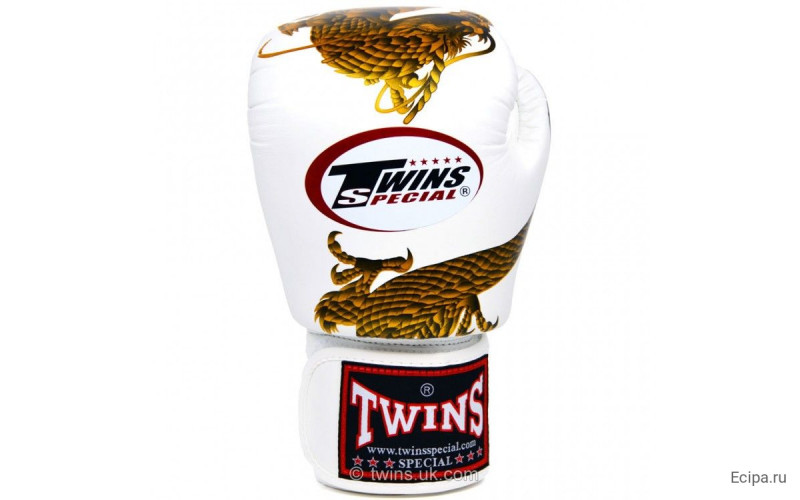 Боксерские перчатки Twins FBGVL3-23 white gold 16 oz