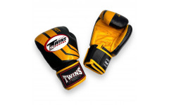 Боксерские перчатки Twins FBGVL3-43 yellow black 12 oz