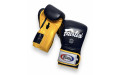 Боксерские перчатки Fairtex BGV9 blue navy yellow 14 oz