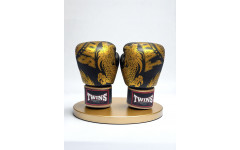Боксерские перчатки TWINS FBGVL3-49 black gold 14 oz