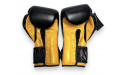 Боксерские перчатки Fairtex BGV9 black yellow 16 oz