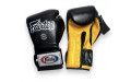 Боксерские перчатки Fairtex BGV9 black yellow 16 oz