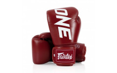 Боксерские перчатки Fairtex One ChampionShip red 12 oz