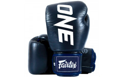 Боксерские перчатки Fairtex One ChampionShip blue 12 oz