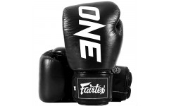 Боксерские перчатки Fairtex One ChampionShip black 12 oz