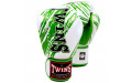 Боксерские перчатки TWINS FBGVL3-TW2 WHITE-GREEN 10 oz