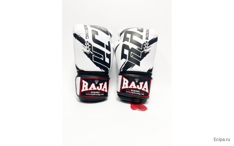 Боксерские перчатки Raja model 3 white 16 oz