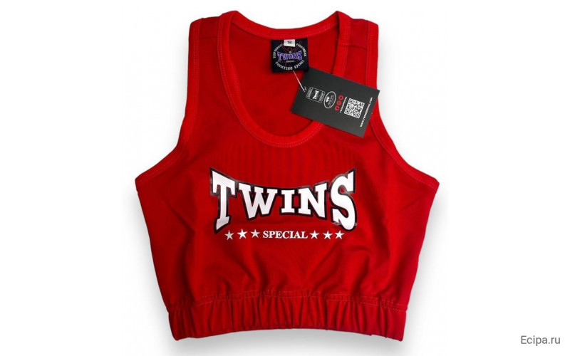 Женский Топ для тайского бокса Twins Special TSB-3 red S