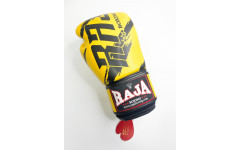 Боксерские перчатки Raja model 3 yellow 10 oz