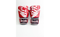 Боксерские перчатки Raja model 3 red 14 oz